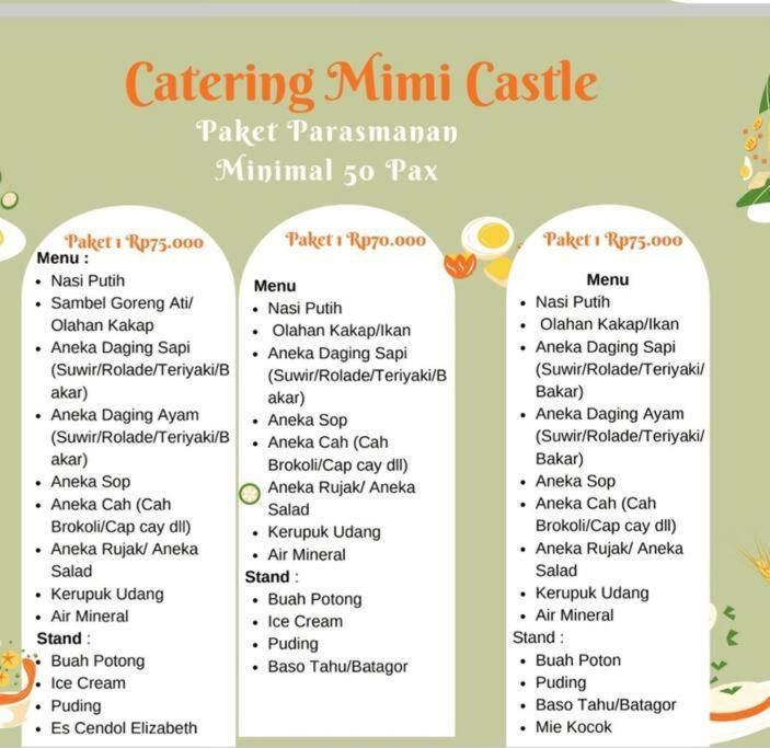 Mimi Castle Full Ac 1200M2 Private Villa Dan Pool Parongpong Lembang Cihanjuang Exterior photo